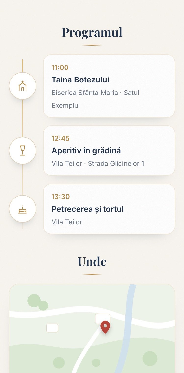Exemplu de invitație 2